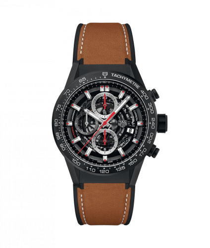 TAG Heuer Carrera Calibre Heuer 01 43 Black Ceramic / Stainless Steel / Rubber